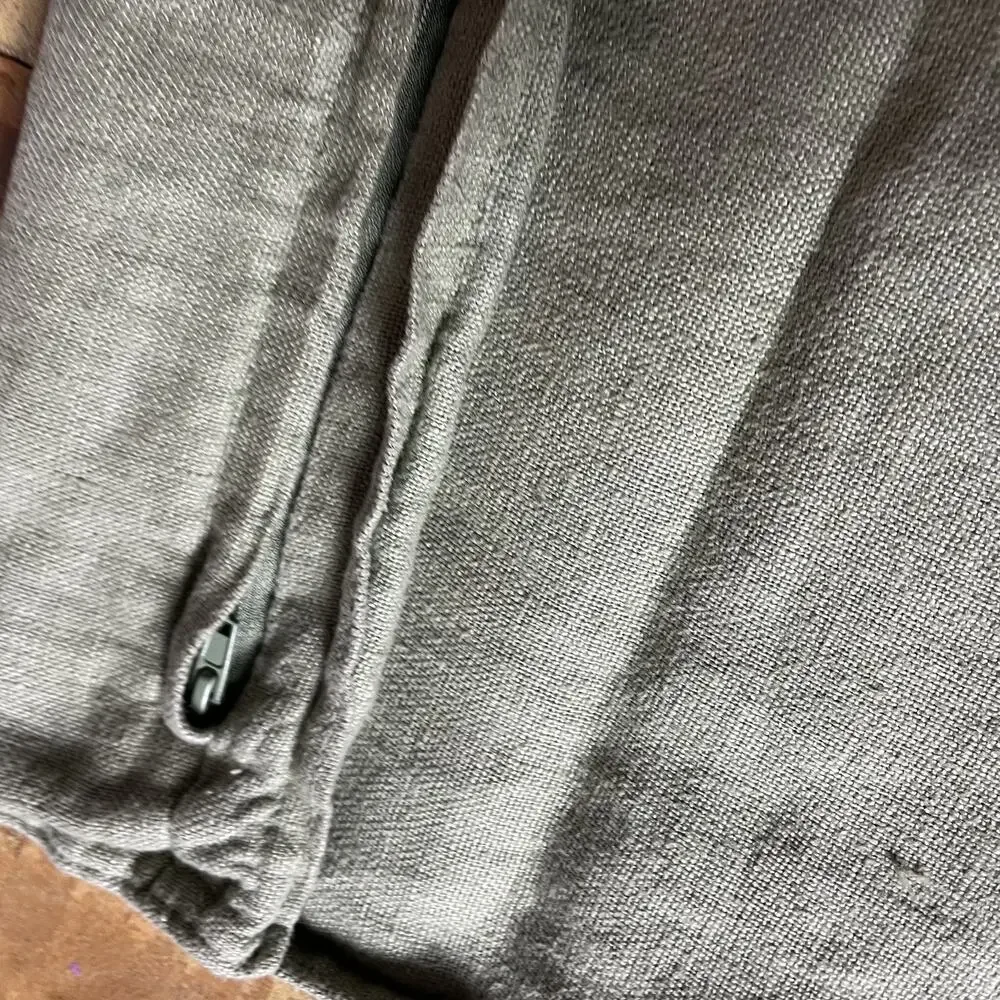 IKEA 100% Linen Dytag Pillow Sham Sage Green 20x20